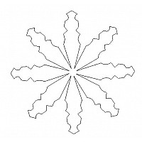snowflake simple 2